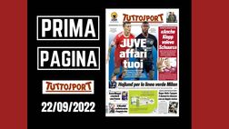 Prima pagina Tuttosport: “Juve, affari tuoi. Højlund per il Milan”