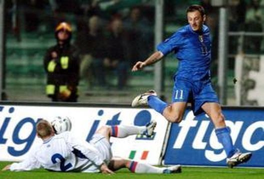 Un momento di Italia-Islanda del 2005 Un momento di Italia-Islanda del 2005