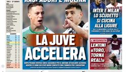 Prima Pagina, Tuttosport: “Raspadori e Molina, la Juve accelera. Zaniolo stellare”