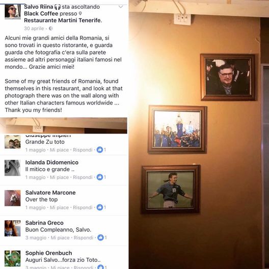 dal profilo Facebook di Salvo Riina dal profilo Facebook di Salvo Riina
