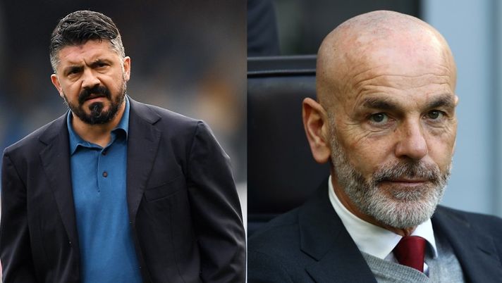 Gennaro Gattuso e Stefano Pioli (credits: GETTY Images)