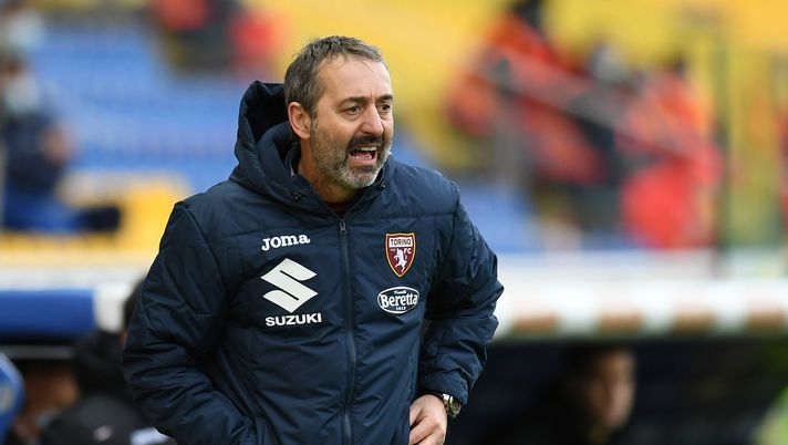 PARMA, ITALY - JANUARY 03: Marco Giampaolo, head coach of Torino reacts during the Serie A match between Parma Calcio and Torino FC at Stadio Ennio Tardini on January 03, 2021 in Parma, Italy. Sporting stadiums around Italy remain under strict restrictions due to the Coronavirus Pandemic as Government social distancing laws prohibit fans inside venues resulting in games being played behind closed doors. (Photo by Alessandro Sabattini/Getty Images) PARMA, ITALY - JANUARY 03: Marco Giampaolo, head coach of Torino reacts during the Serie A match between Parma Calcio and Torino FC at Stadio Ennio Tardini on January 03, 2021 in Parma, Italy. Sporting stadiums around Italy remain under strict restrictions due to the Coronavirus Pandemic as Government social distancing laws prohibit fans inside venues resulting in games being played behind closed doors. (Photo by Alessandro Sabattini/Getty Images)
