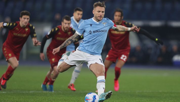 during the Serie A match between SS Lazio and Venezia FC at Stadio Olimpico on March 14, 2022 in Rome, Italy. News Lazio / Ciro di misura, sorpasso e testa al derby: rassegna stampa- immagine 1