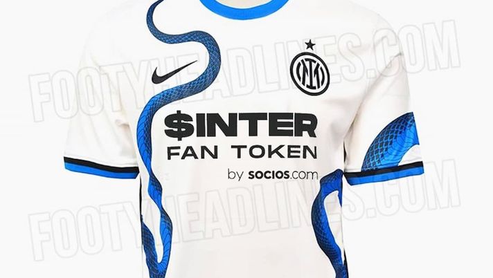 Inter, ecco la divisa away 2021/22 con lo sponsor Socios.com: le immagini Inter, ecco la divisa away 2021/22 con lo sponsor Socios.com: le immagini - immagine 1