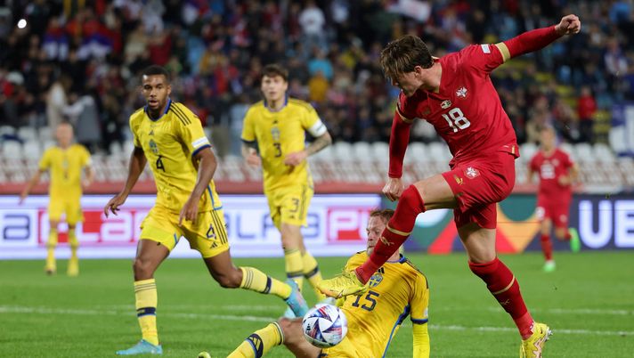 Getty Images  Nazionali, Lazovic e Ililc con la Serbia piegano 4-1 la Svezia di Hien - immagine 1