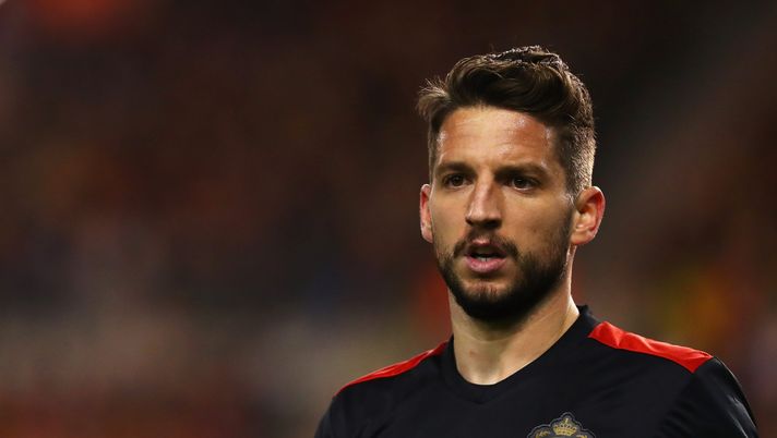 Dries Mertens in azione con il Belgio