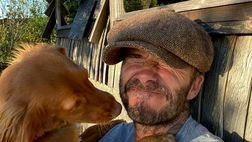 Beckham festeggia la Giornata Mondiale del Cane con la sua Sage