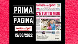 Prima pagina Corriere dello Sport: “C’è tutto Mou”