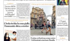 Prima Pagina, La Repubblica-Palermo: “L’Isola rischia la zona gialla”