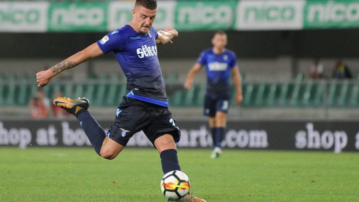 Sergej Milinkovic Savic segna il gol del 1-2
27-08-2017 Verona
Campionato Italiano Serie A Tim incontro Chievo Verona Vs SS Lazio allo stadio Bentegodi di Verona.
Match day Chievo Verona Vs SS Lazio at the Bentegodi Stadium in Verona.
@ Marco Rosi / Fotonotizia Emergenza Lazio! Inzaghi: “De Vrij, pessime notizie! Milinkovic ha un problema all’adduttore” - immagine 1
