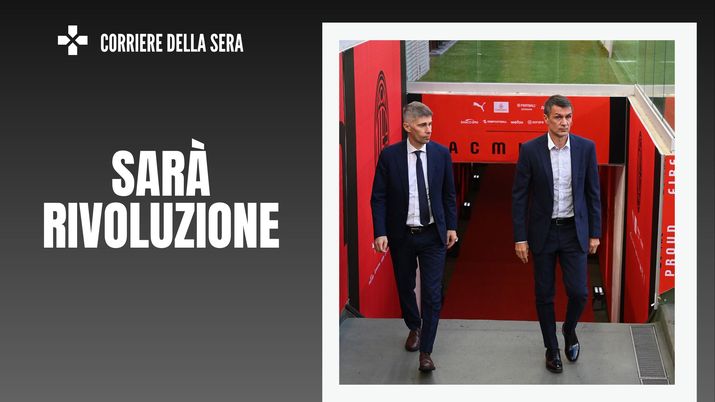 Frederic Massara e Paolo Maldini (dirigenti AC Milan), responsabili delle operazioni di calciomercato dei rossoneri | Milan News (Getty Images) Massara Maldini AC Milan Calciomercato Milan
