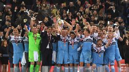 Lazio in Campidoglio per la premiazione della vittoria in Coppa Italia