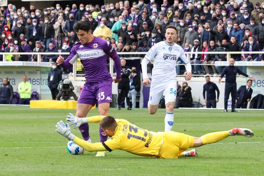 GERMOGLI PH: 3 APRILE 2022 FIRENZE STADIO ARTEMIO FRANCHI SERIE A FIORENTINA VS EMPOLI NELLA FOTO SOTTIL Fiorentina, hai visto Vicario? Prestazione “mostruosa” contro la Salernitana- immagine 2