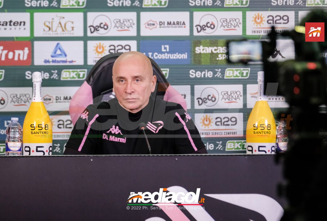 FOTO PALERMO, verso il Perugia: Corini in sala stampa (Gallery) - immagine 24