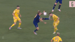VIDEO Roma-Hellas Verona, Zaniolo ma che fai? Entrata killer su Empereur, riguarda l’episodio…