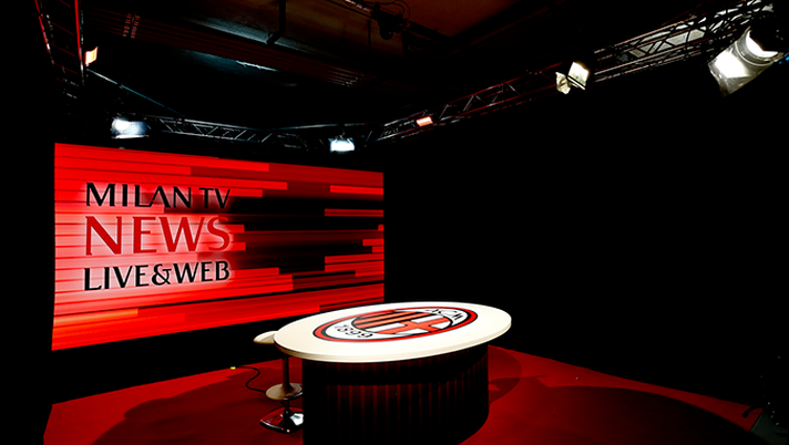 Lo studio di Milan TV (credits: acmilan.com) 