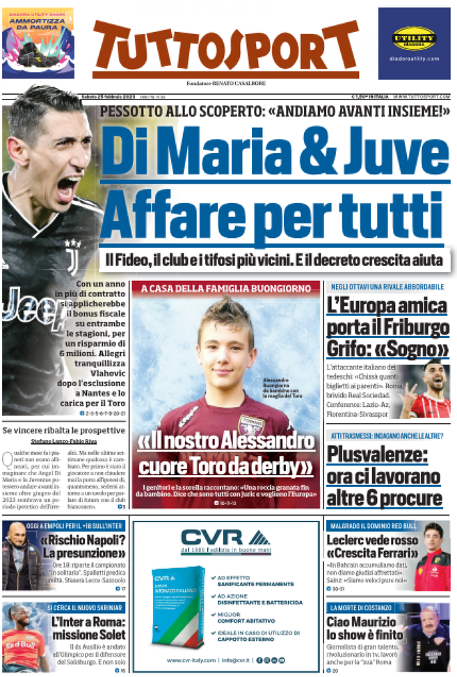 EDICOLA / TS: Inter a Roma, missione Solet. Ausilio sul difensore del Salisburgo - immagine 1