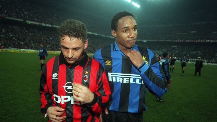 Roberto Baggio e Paul Ince, sfide da derby Roberto Baggio e Paul Ince, sfide da derby