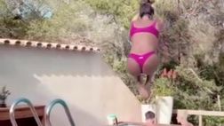 VIDEO / Vacanze e tuffi in famiglia per la moglie di Sensi