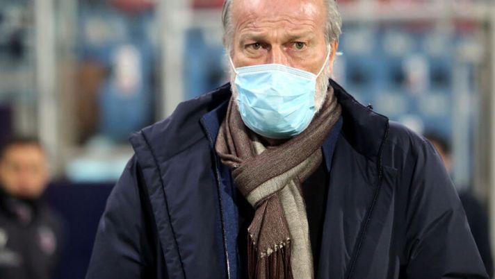 CAGLIARI, ITALY - MARCH 03: Walter Sabatini looks on before the Serie A match between Cagliari Calcio and Bologna FC at Sardegna Arena on March 3, 2021 in Cagliari, Italy. (Photo by Enrico Locci/Getty Images) Salernitana, Sabatini: “Verdi dice sì, non ci dormo! Ribery? C’è la decisione del club” - immagine 1
