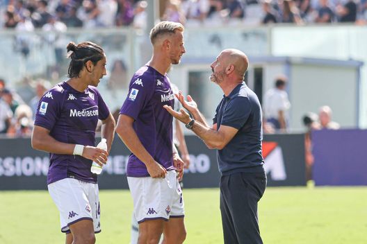 GERMOGLI PH: 3 SETTEMBRE 2022 FIRENZE STADIO ARTEMIO FRANCHI CAMPIONATO SERIE A 2022 - 2023 FIORENTINA VS JUVENTUS NELLA FOTO MALEH BARAK E ITALIANO Italiano