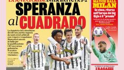 Prima Pagina, La Gazzetta dello Sport: “Speranza al Cuadrado. Storica Atalanta. Match ball Milan”