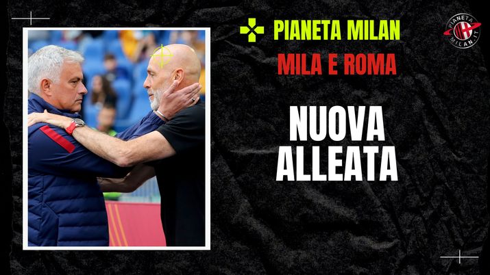 Stefano Pioli e José Mourinho, allenatori Milan e Roma