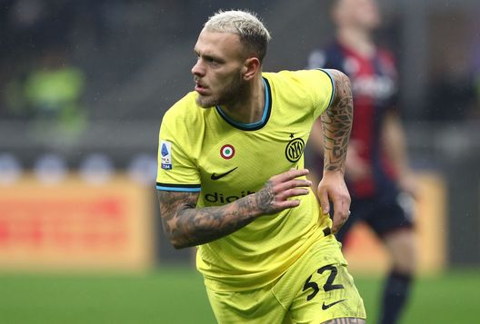 (Photo by Marco Luzzani/Getty Images) dimarco inter