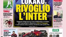 Prima Pagina, La Gazzetta dello Sport: “Lukaku: Rivoglio l’Inter. Romelu in crisi”