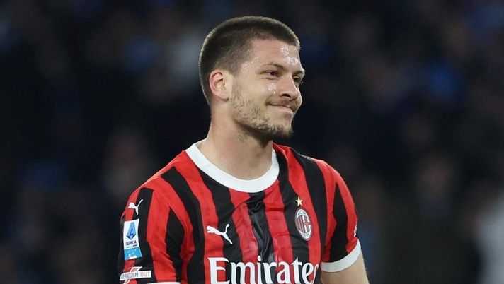 Luka Jovic AC Milan Napoli-Milan 2-1 Serie A 2024-2025