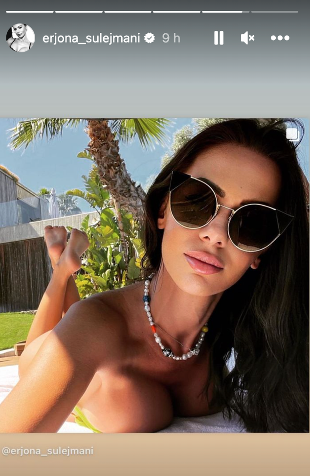 Erjona, posa super sensuale. Fisico sensazionale per la bellissima Sulejmani- immagine 2