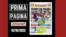Prima pagina Tuttosport: “Derby da paura”