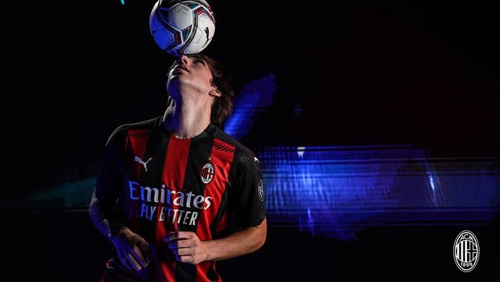 Sandro Tonali, centrocampista del Milan (credits: acmilan.com) 