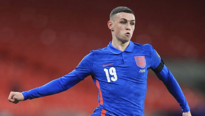 Phil Foden con la maglia dell'Inghilterra (Getty Images) 