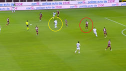 L’analisi del gol di Torino-Udinese 1-0: parte tutto da Nkoulou. Contropiede perfetto