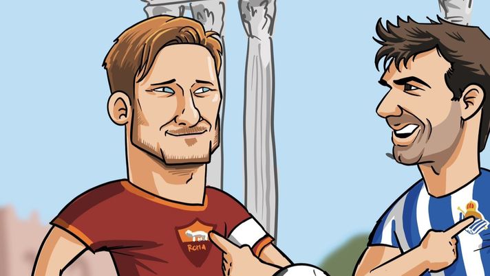 La risposta di Totti all’omaggio della Real Sociedad: “Sempre forza Roma” - immagine 1