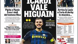 EDICOLA / GdS: Inter, senti Milito: Icardi vale Higuain!