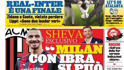 Rassegna stampa dei principali quotidiani sportivi nazionali