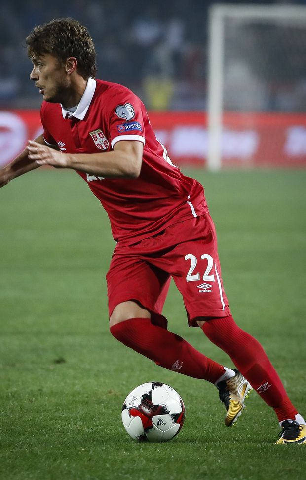 BELGRADE, SERBIA - OCTOBER 09: Adem Ljajic of Serbia in action during the FIFA 2018 World Cup Qualifier between Serbia and Georgia at stadium Rajko Mitic on October 9, 2017 in Belgrade. (Photo by Srdjan Stevanovic/Getty Images) BELGRADE, SERBIA - OCTOBER 09: Adem Ljajic of Serbia in action during the FIFA 2018 World Cup Qualifier between Serbia and Georgia at stadium Rajko Mitic on October 9, 2017 in Belgrade. (Photo by Srdjan Stevanovic/Getty Images)