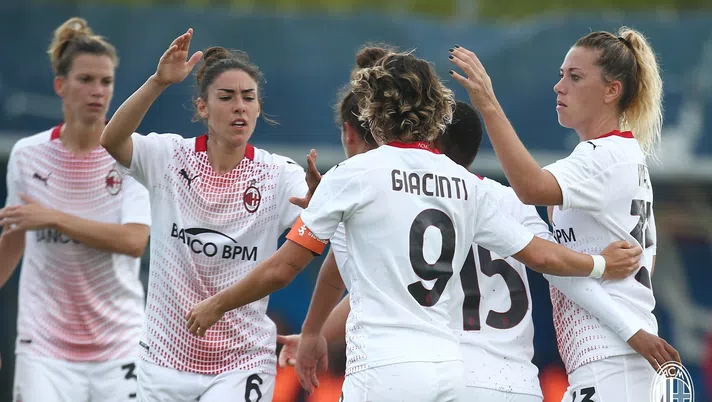 Il Milan Femminile di Mister Ganz (Foto AC Milan)