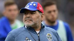 Maradona festeggia col Gimnasia