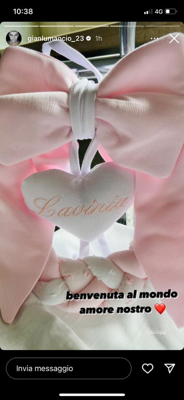 Fiocco rosa in casa Roma: è nata Lavinia, la seconda figlia di Mancini- immagine 2