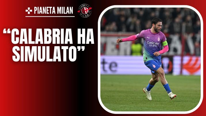 Davide Calabria (difensore e capitano AC Milan) qui durante Slavia Praga-Milan 1-3 (Europa League 2023-2024) | News (Getty Images) Davide Calabria AC Milan Slavia Praga-Milan 1-3 Europa League 2023-2024