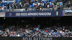 GALLERY I tifosi del Napoli al Maradona dicono no al razzismo: l’iniziativa