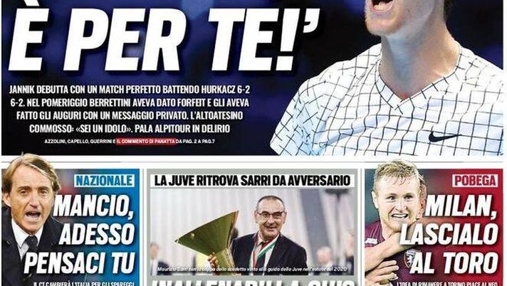 EDICOLA / TS: Triplo colpo per l’Inter: portiere, esterno e in estate la punta EDICOLA / TS: Triplo colpo per l’Inter: portiere, esterno e in estate la punta - immagine 1