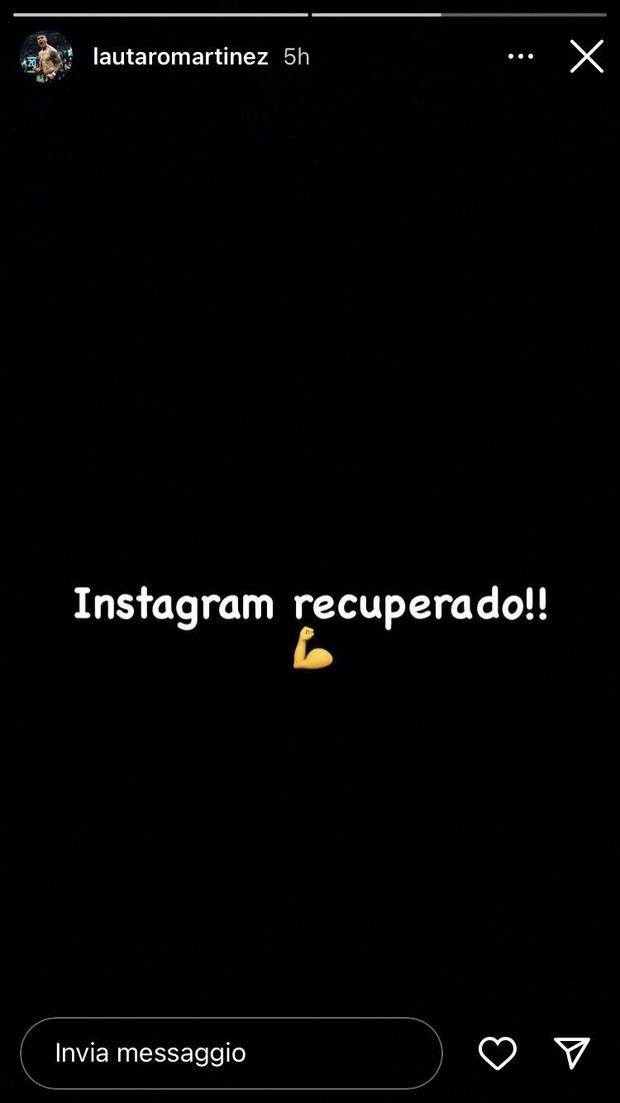 Instagram  Il profilo Instagram di Lautaro salta, la fidanzata Agustina se la ride: “Osservo il potere…”- immagine 2