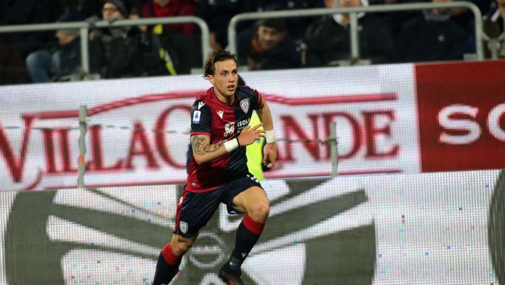 CAGLIARI, ITALY - FEBRUARY 01: Luca Pellegrini of Cagliari in action during the Serie A match between Cagliari Calcio and Parma Calcio at Sardegna Arena on February 1, 2020 in Cagliari, Italy. (Photo by Enrico Locci/Getty Images) CAGLIARI, ITALY - FEBRUARY 01: Luca Pellegrini of Cagliari in action during the Serie A match between Cagliari Calcio and Parma Calcio at Sardegna Arena on February 1, 2020 in Cagliari, Italy. (Photo by Enrico Locci/Getty Images)