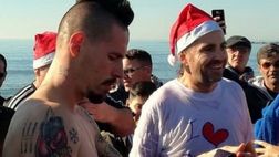 Hamsik sempre più da record: tuffo di Natale a Castel Volturno