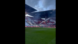 Rennes-Milan, la spettacolare coreografia dei francesi | VIDEO