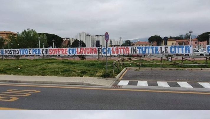 Gli investimenti per la coreografia del derby contro il Livorno vengono devoluti all'ospedale pisano Gli investimenti per la coreografia del derby contro il Livorno vengono devoluti all'ospedale pisano